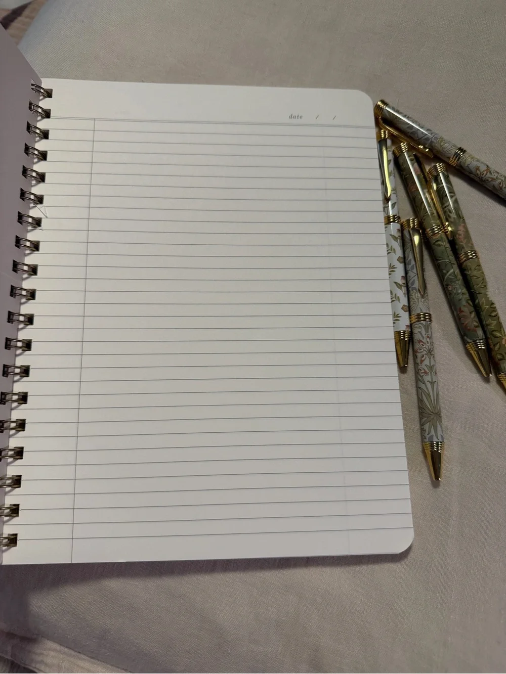 Love Letters Spiral-Bound Notebook & Papyrus Ballpoint Pen Bundle